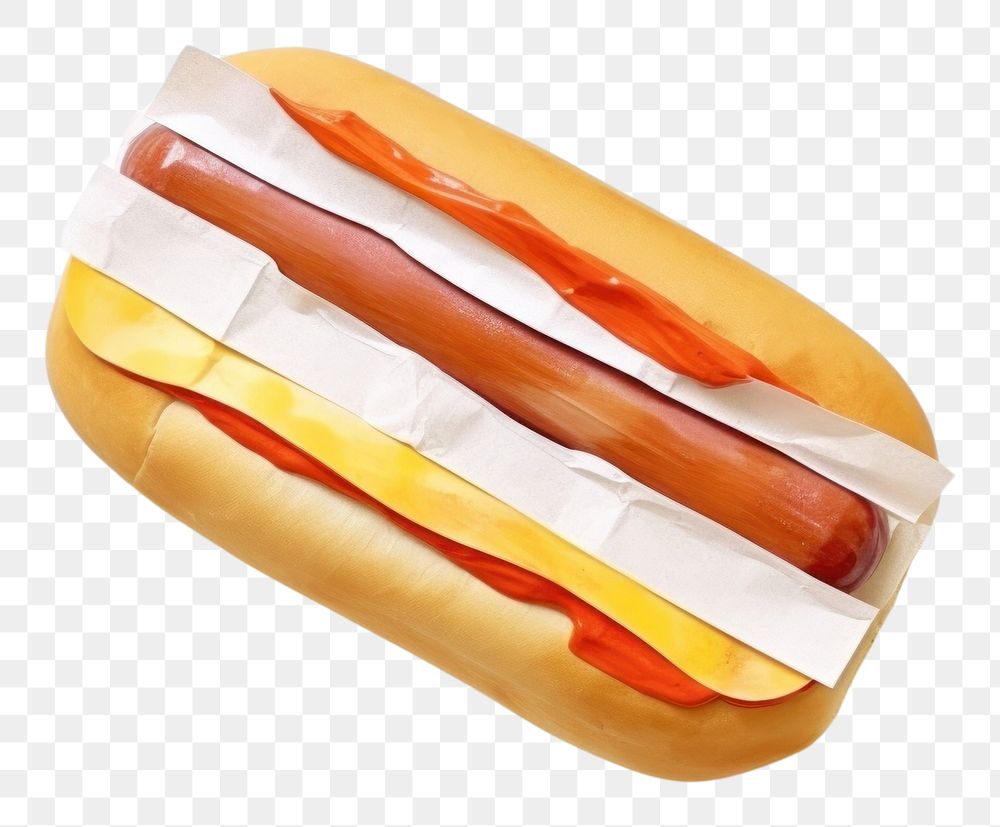 PNG Hotdog jewelry capsule ketchup.