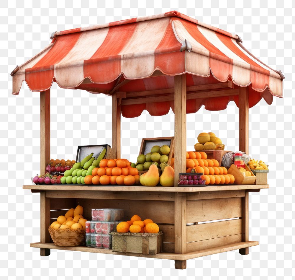 PNG Market stall market kiosk fruit.