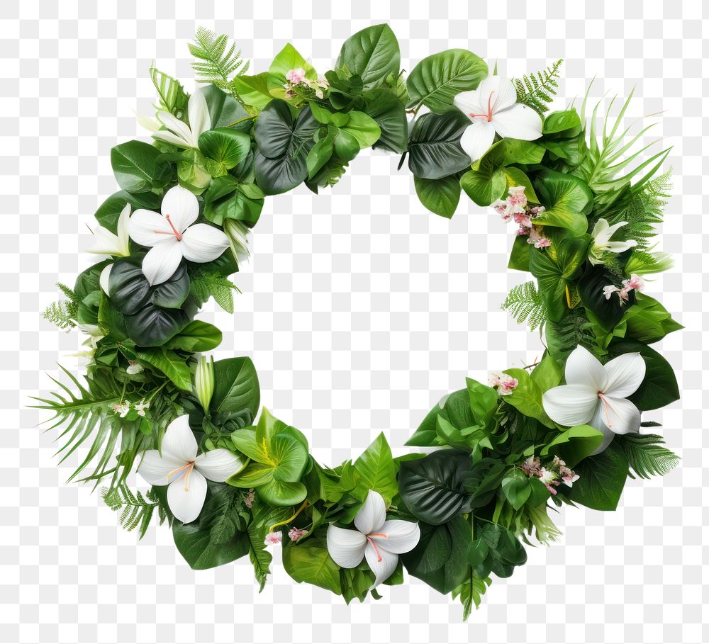 PNG Wreath wreath flower plant.