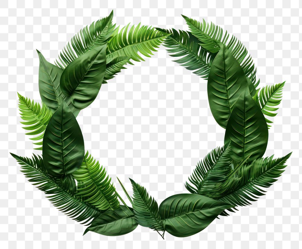 PNG Wreath wreath plant green.
