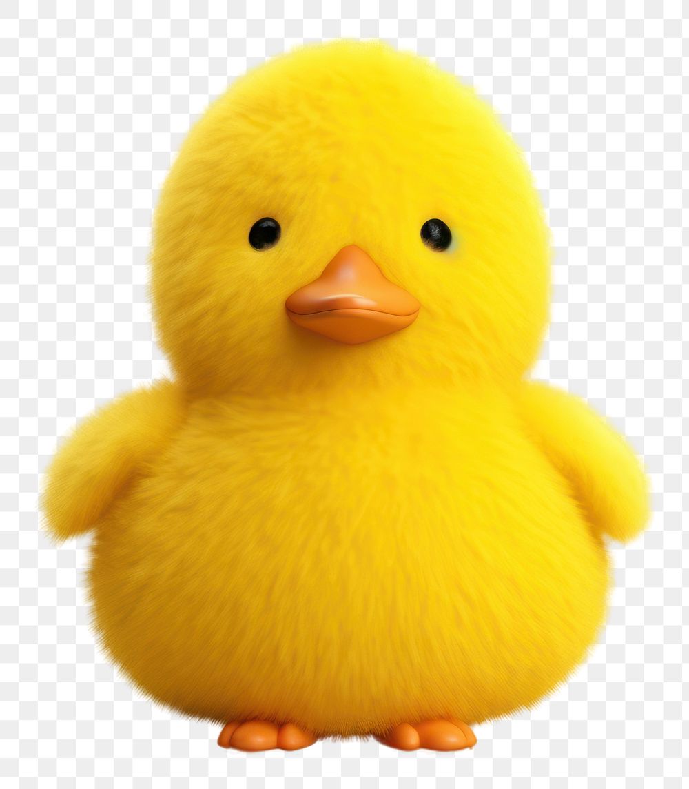 PNG Sharp duck toy animal fluffy bird.