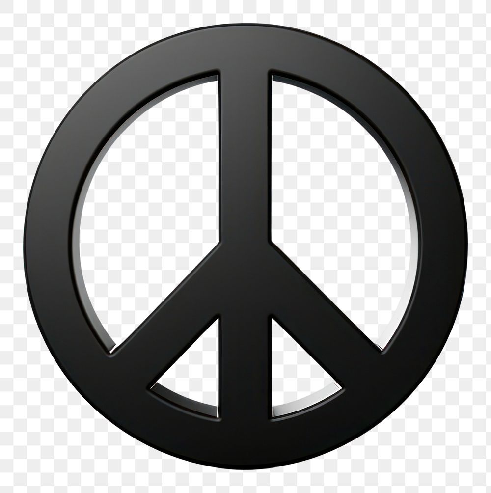 PNG Peace Sign symbol logo white background.