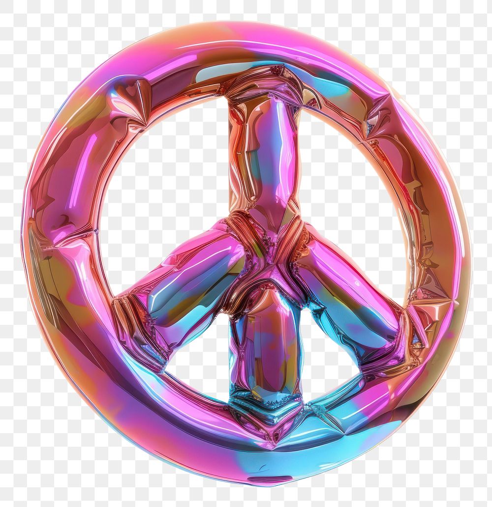 PNG Peace Sign purple wheel white background.