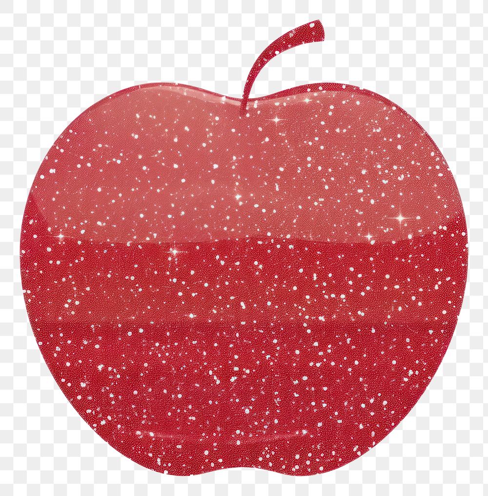 PNG Red apple icon fruit food white background.