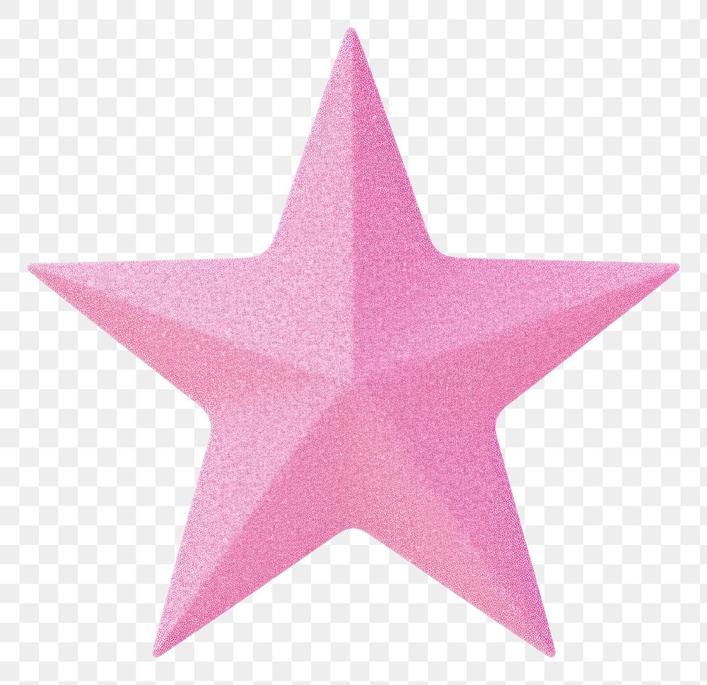 PNG Pink star icon symbol shape white background.