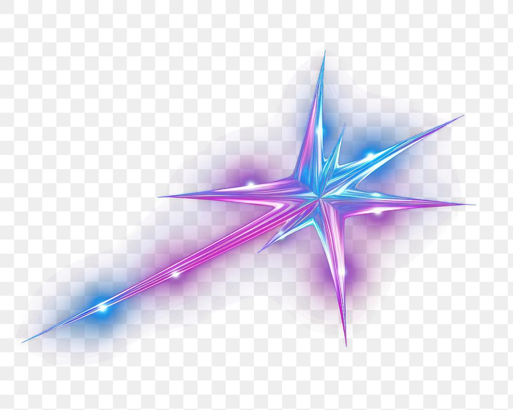 PNG Shooting star light purple night.