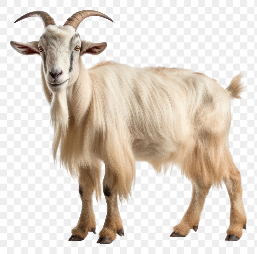 PNG A goat livestock wildlife animal.