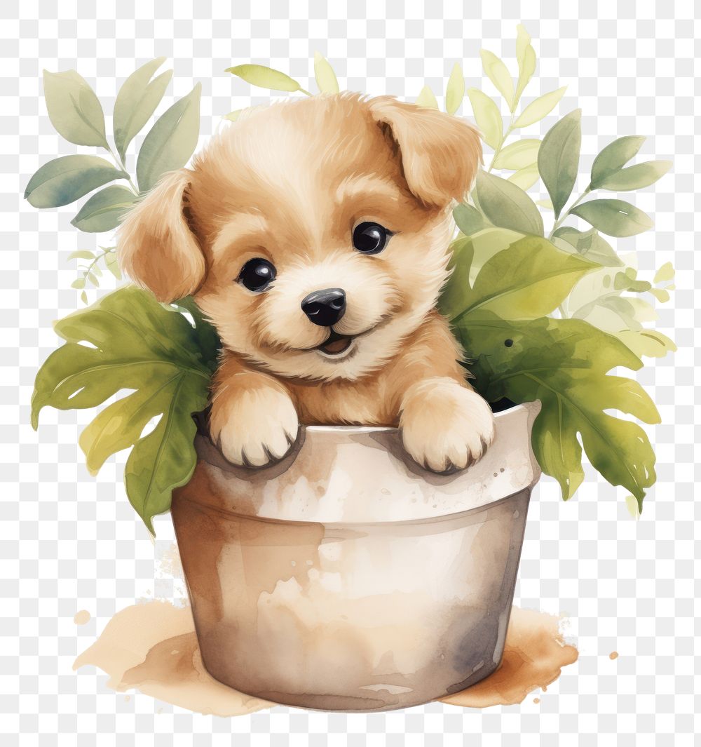 PNG Mammal puppy plant pet.