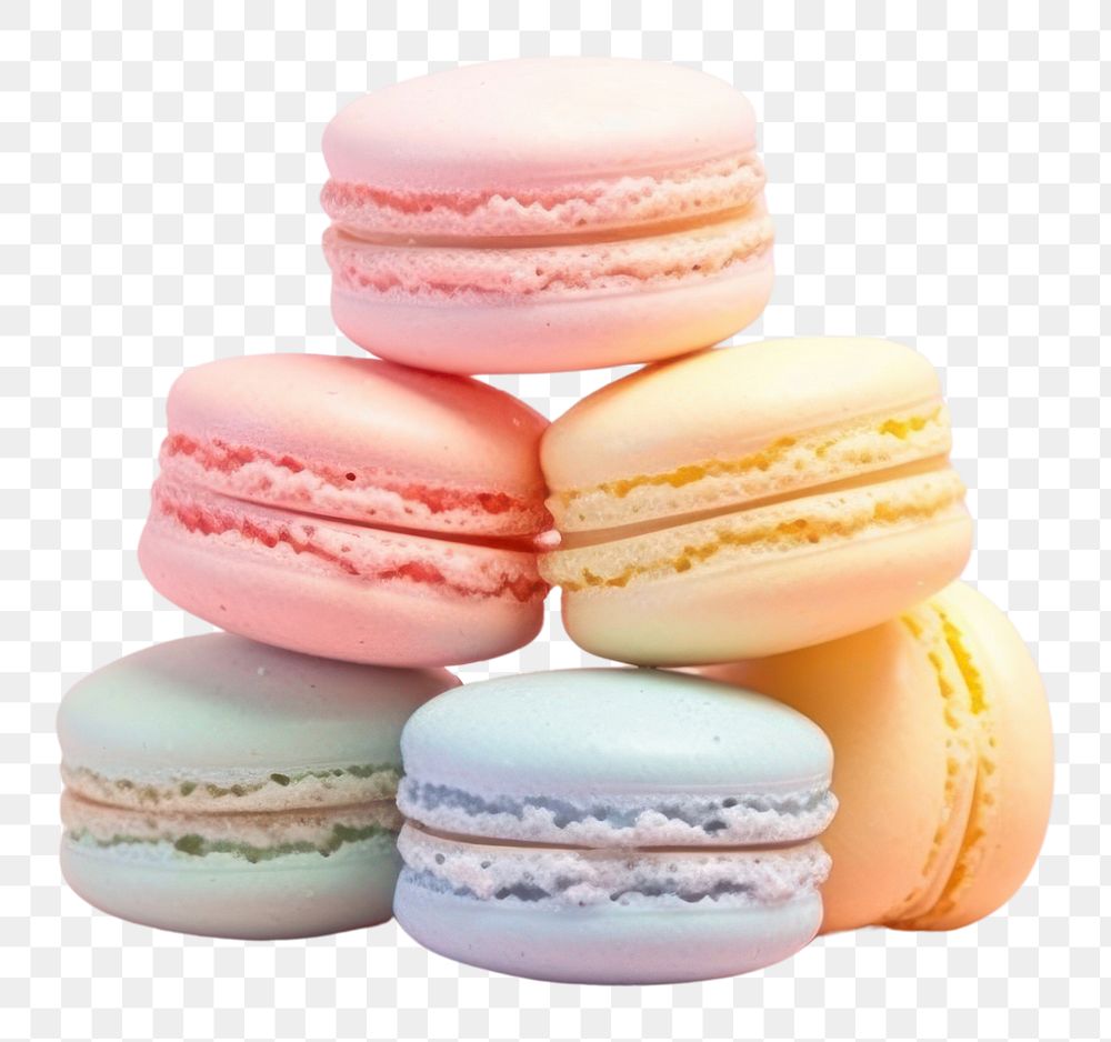 PNG Aesthetic macaron background macarons food confectionery.