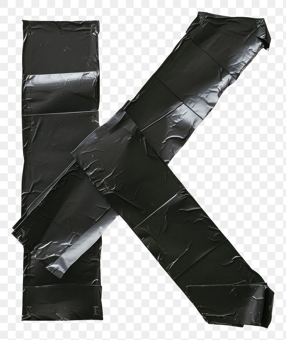 PNG Tape letters K pants black accessories.