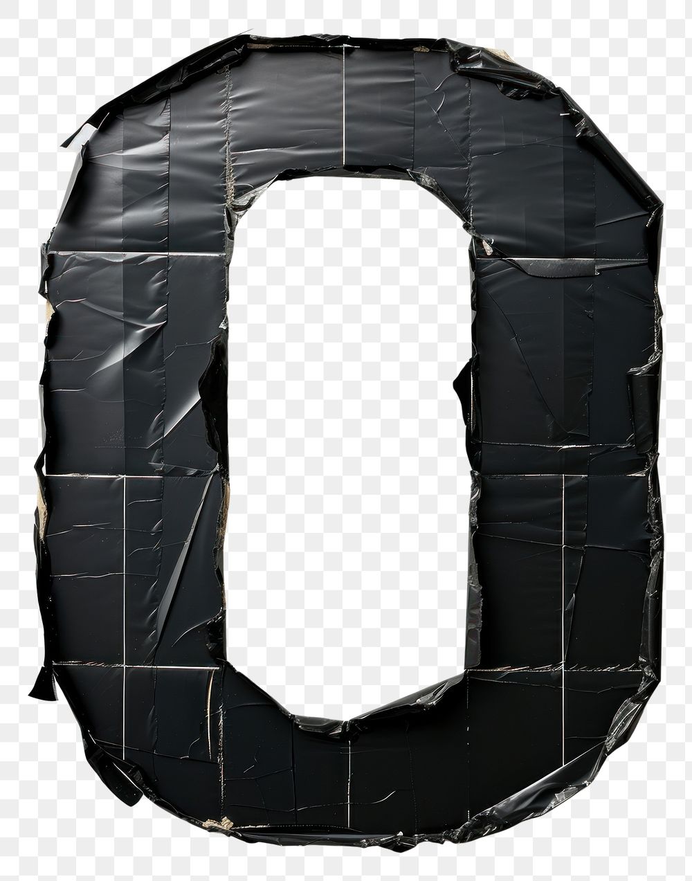 PNG Tape letters O black text photography.