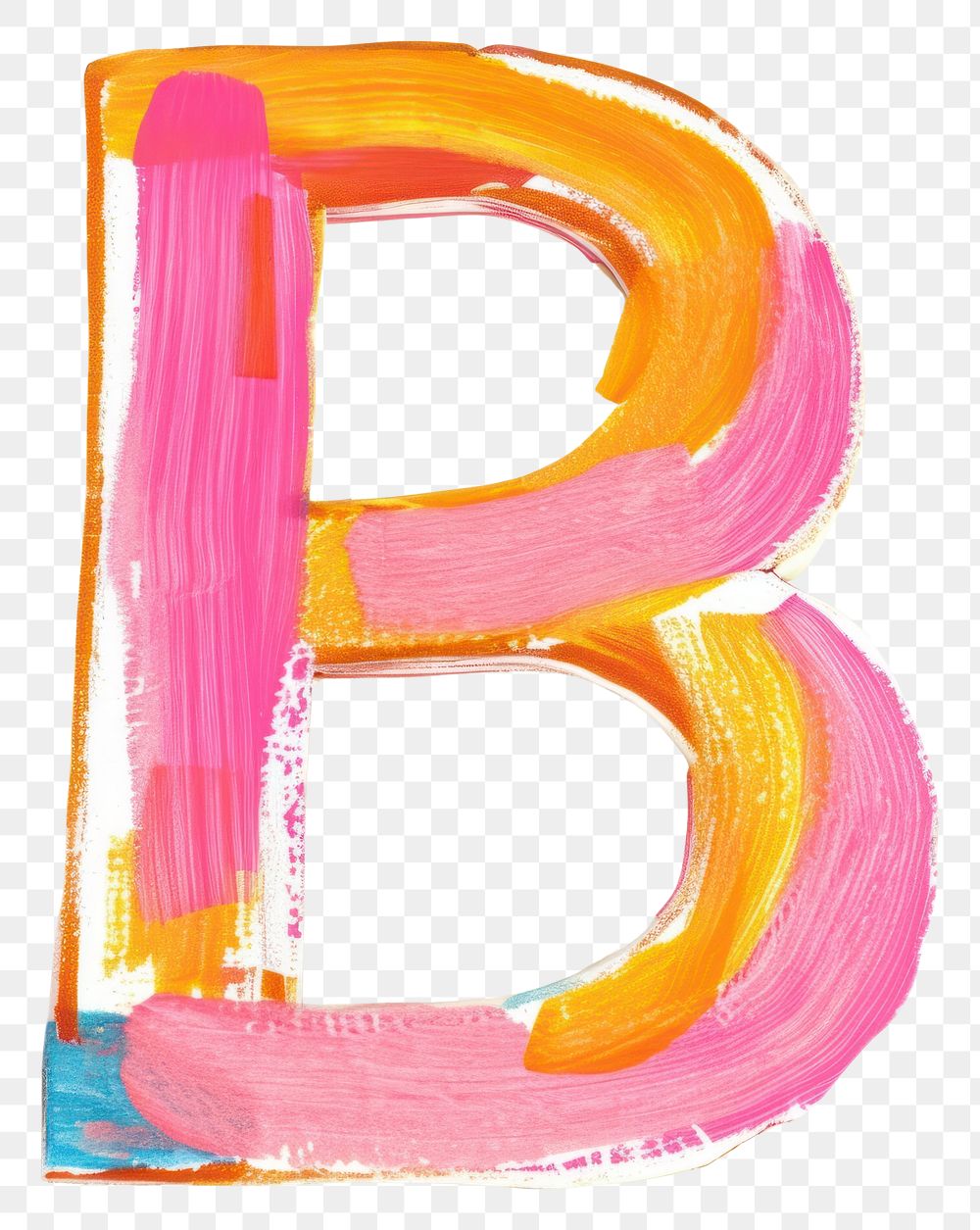PNG Cute letter B text alphabet number.