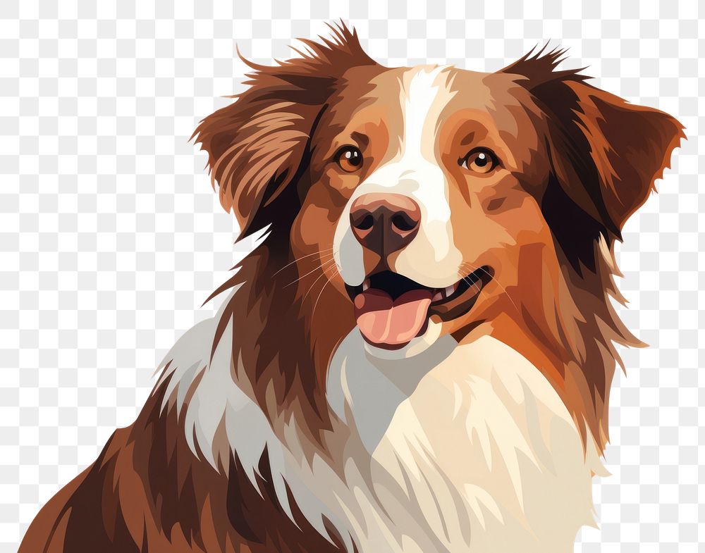 PNG Australian shepherd mammal animal dog.