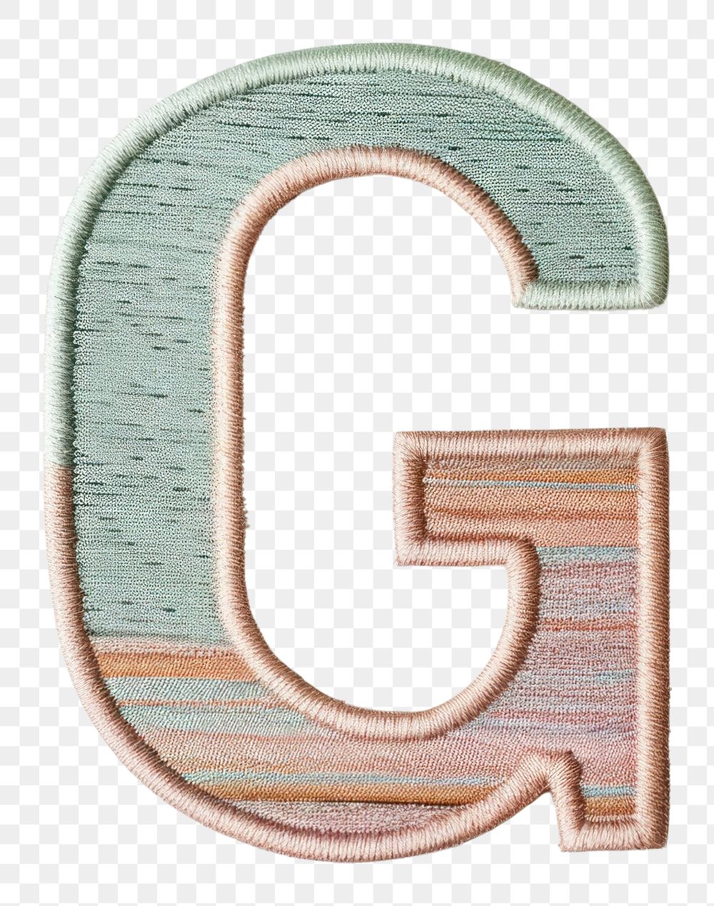 PNG Patch letter G text pattern circle.