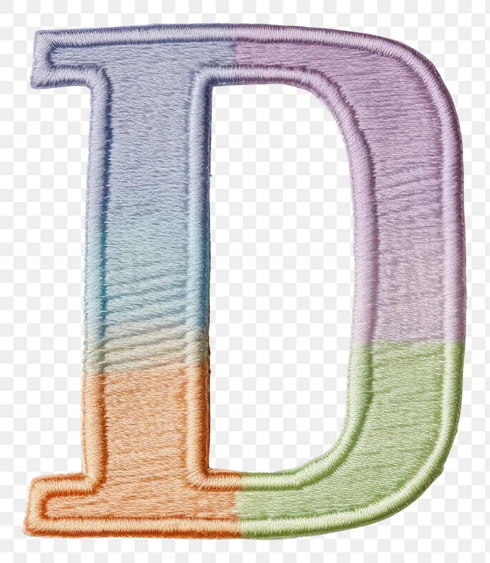 PNG Patch letter D pattern text white background.