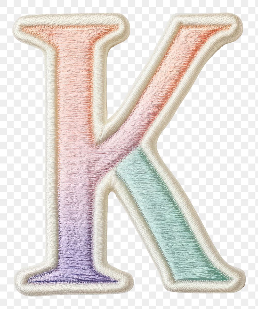 PNG Patch letter K text white background creativity.