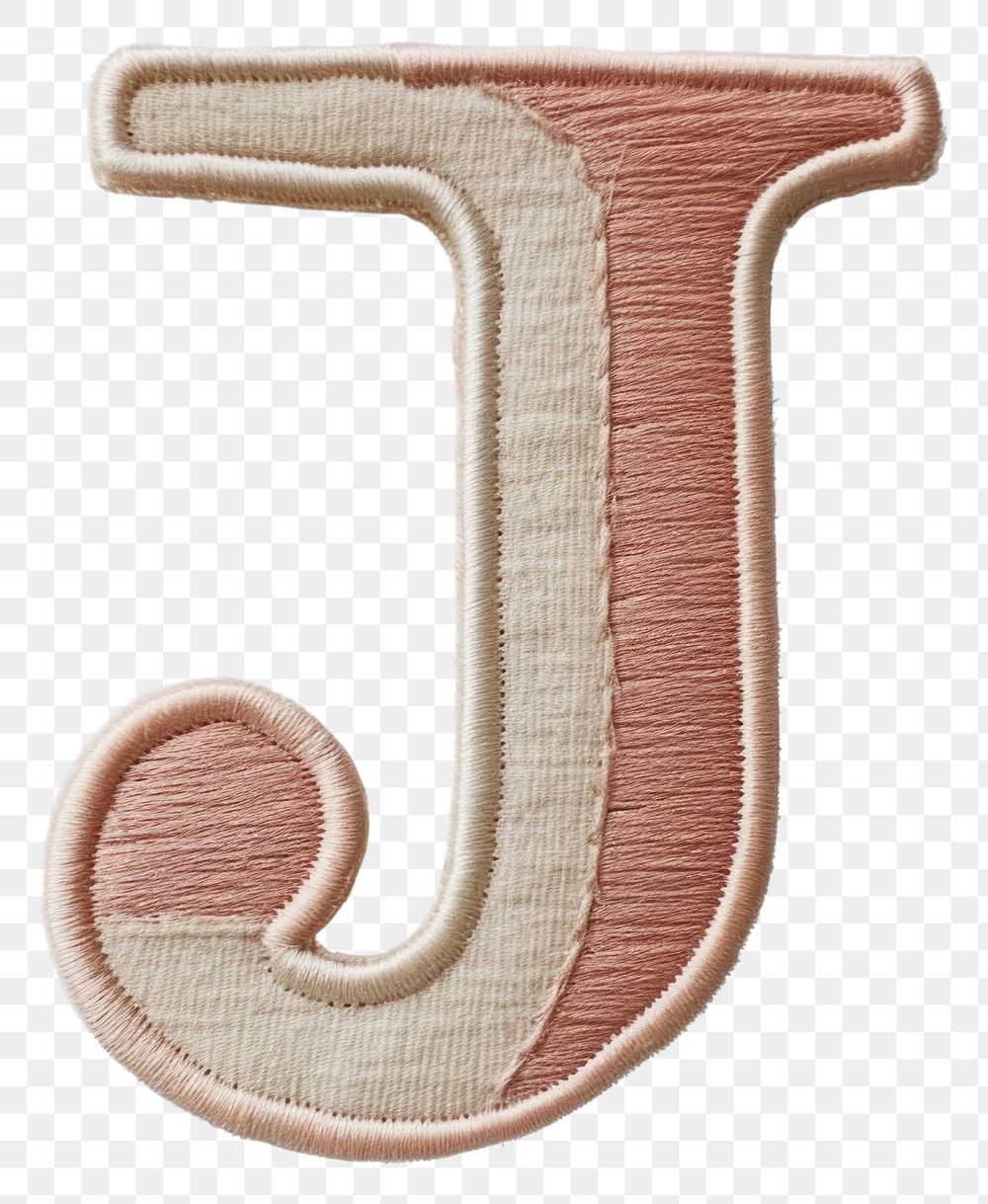 PNG Patch letter J textile pattern circle.