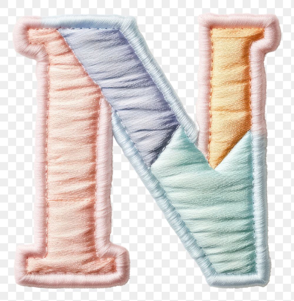 PNG Patch letter M pattern white background creativity.