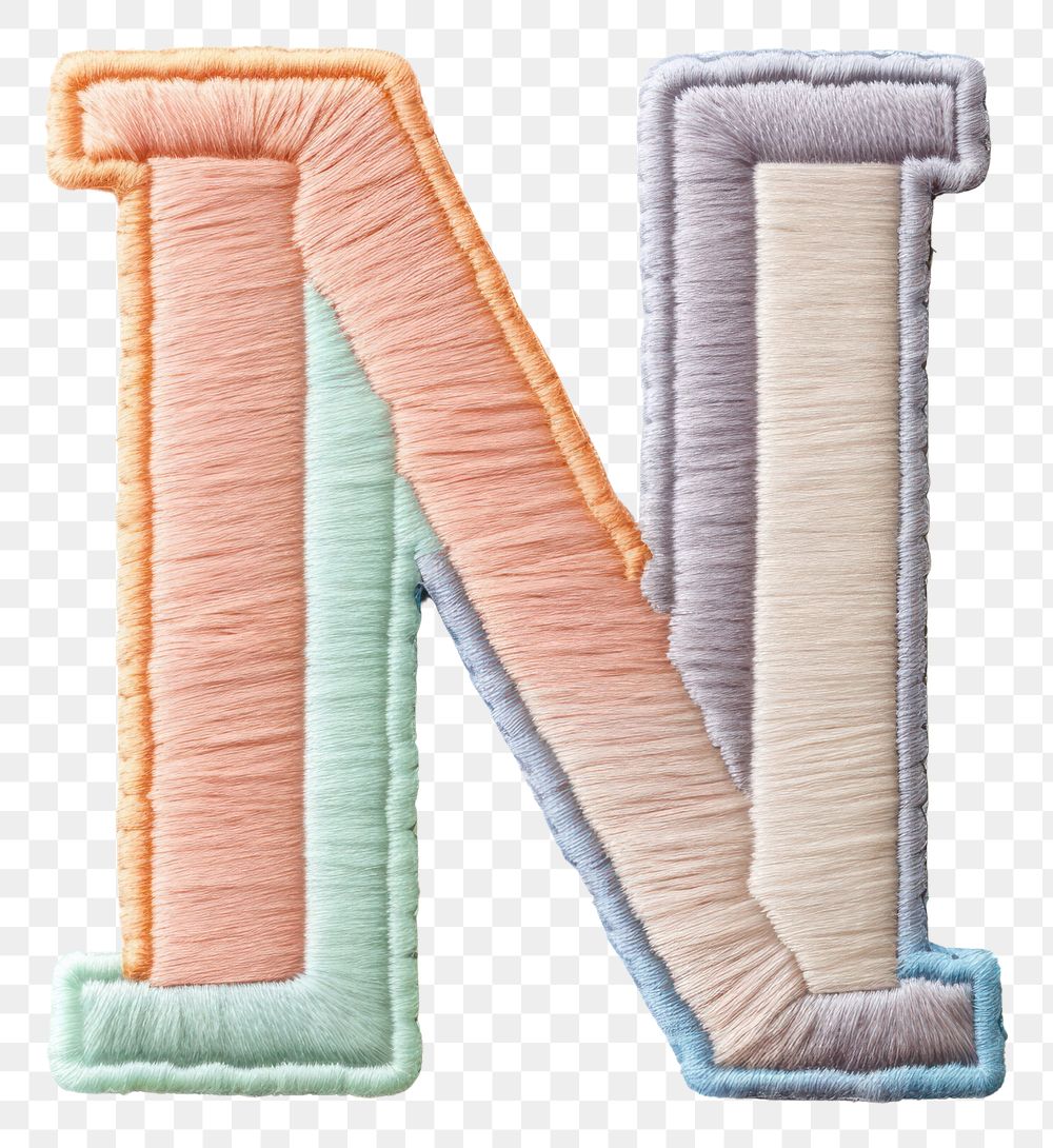PNG Patch letter M white background creativity textile.