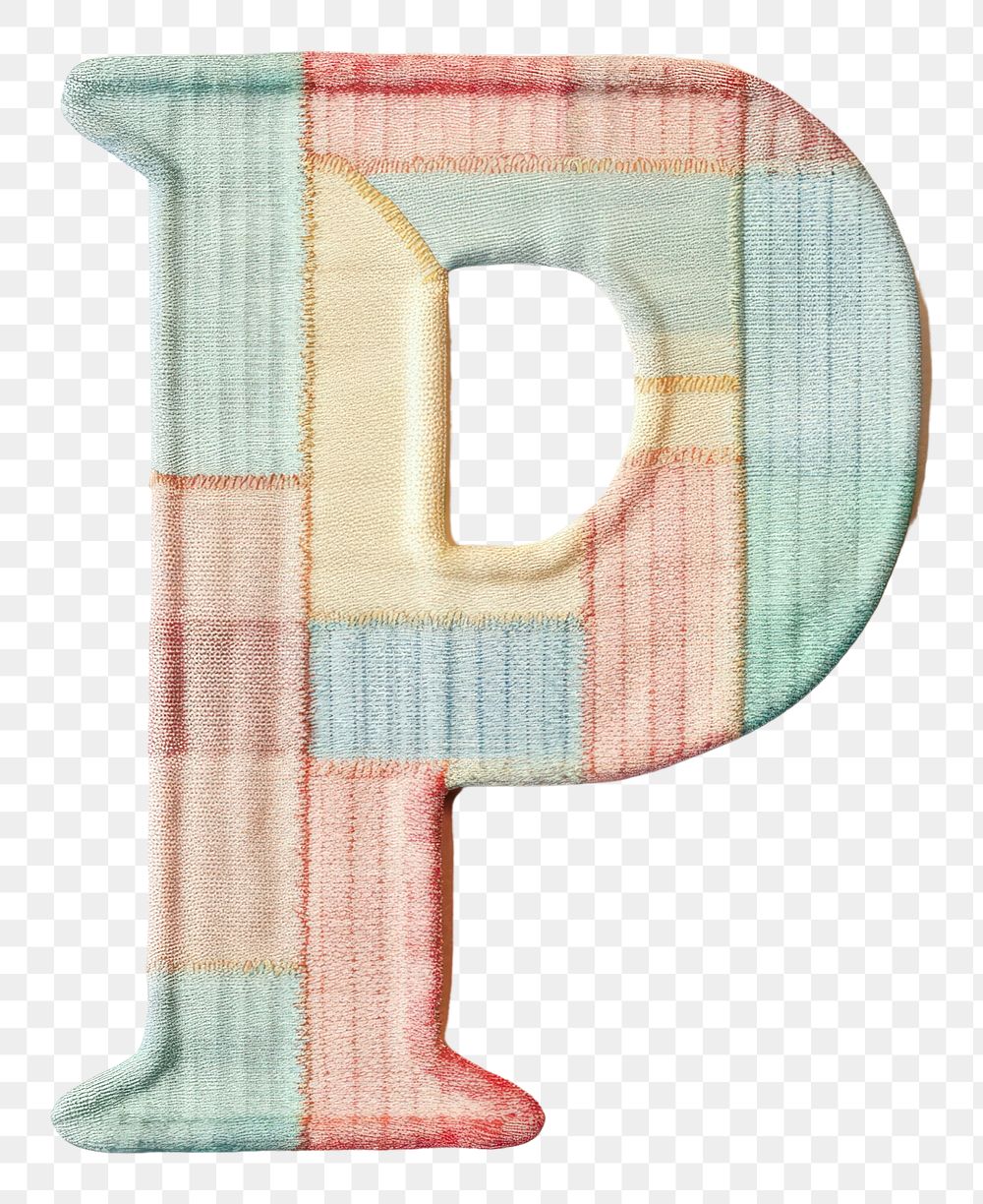 PNG Patch letter P text white background pattern.