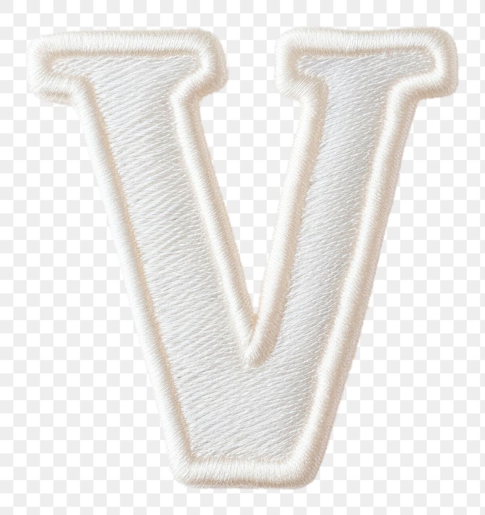 PNG Patch letter W white white background accessories.