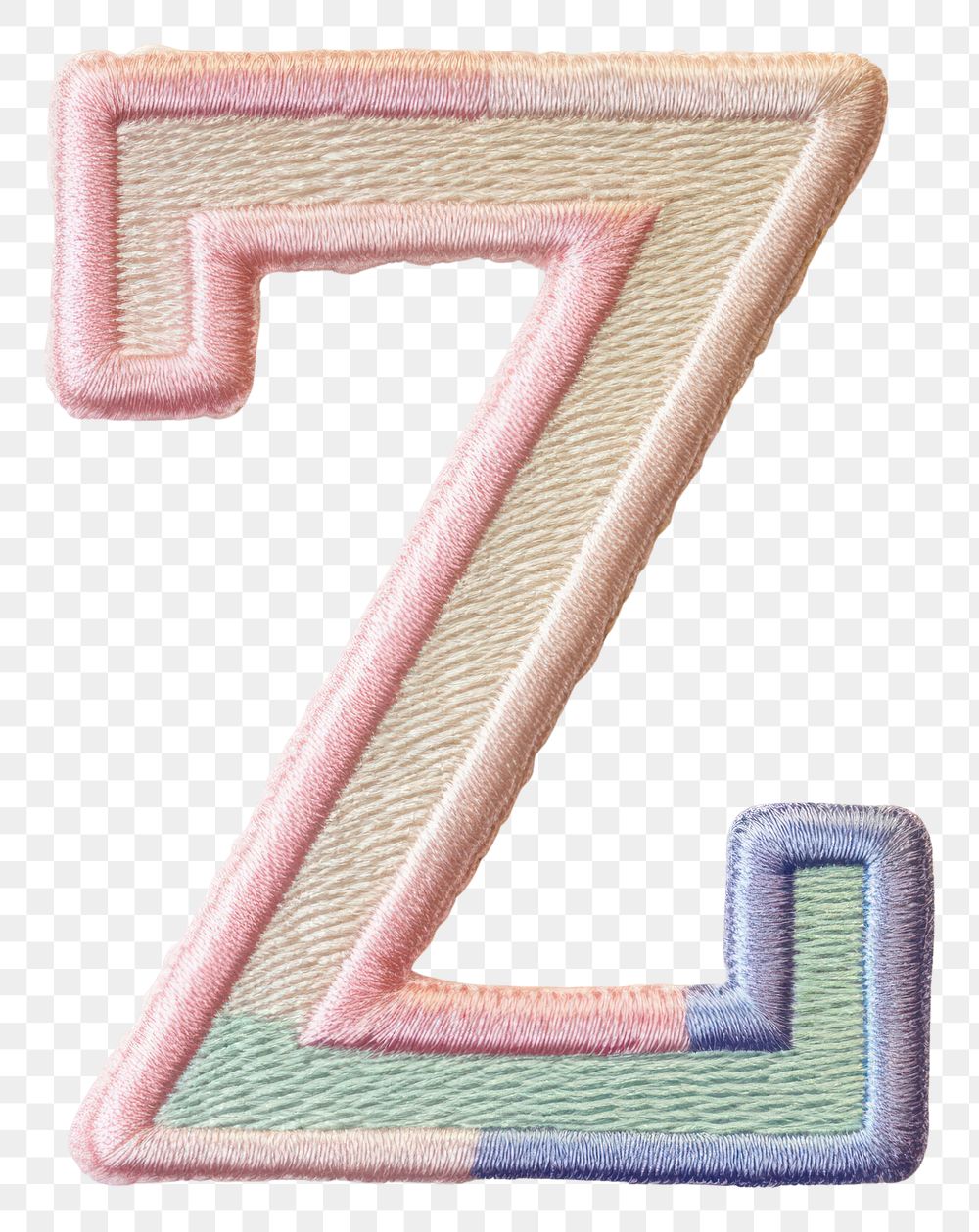 PNG Patch letter Z symbol text white background.