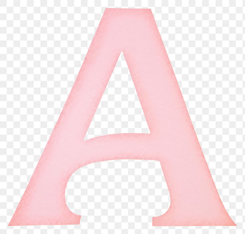 PNG Letter A cut paper number text white background.