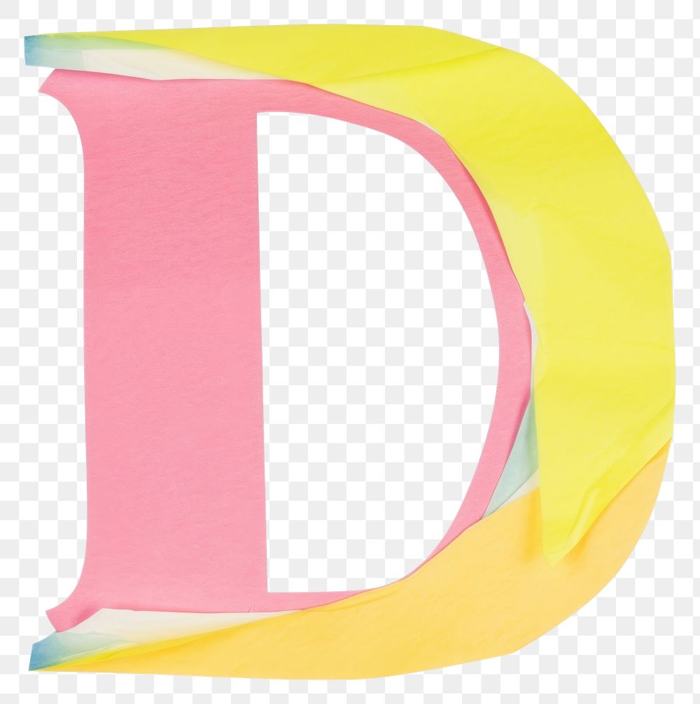PNG Letter D cut paper text white background clothing.