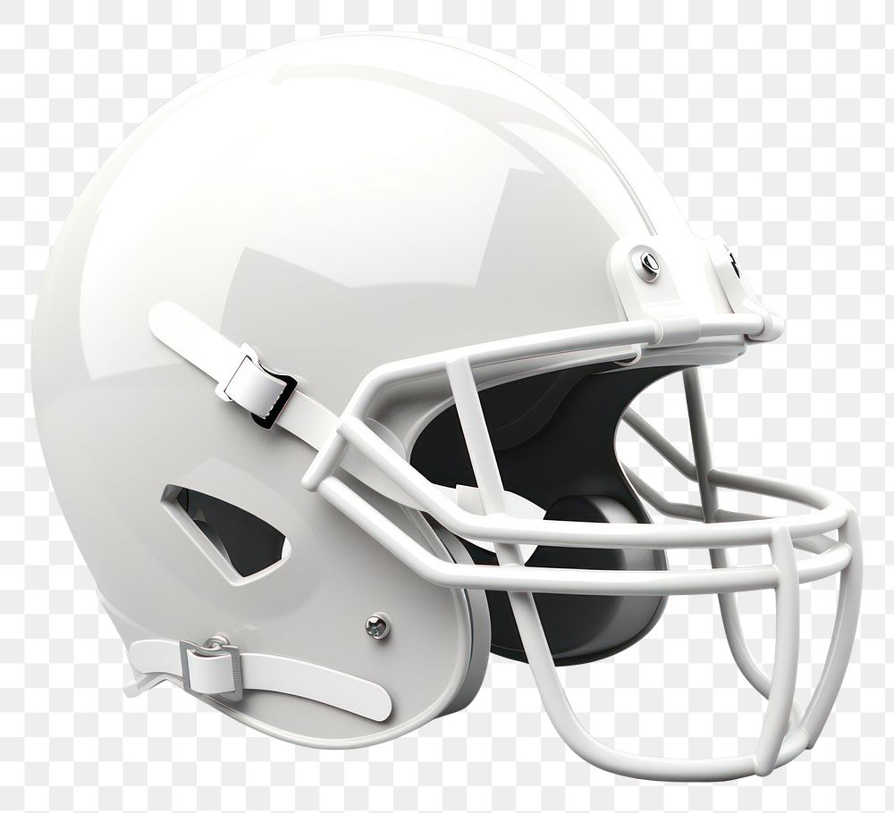 PNG American football helmet sports white protection.