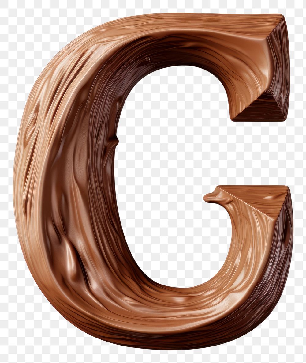 PNG Letter G chocolate text dessert.