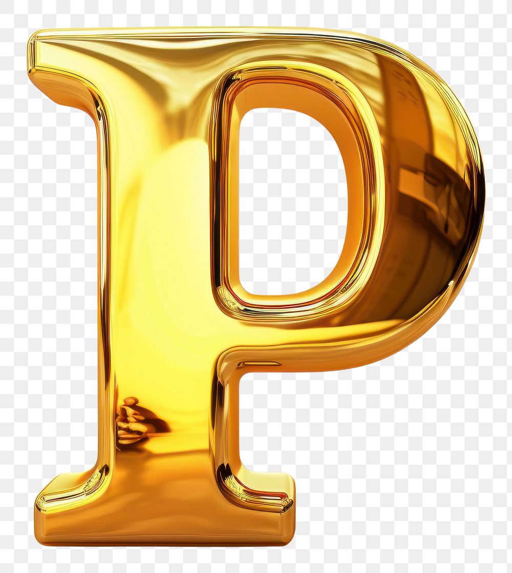 PNG Gold yellow number symbol.