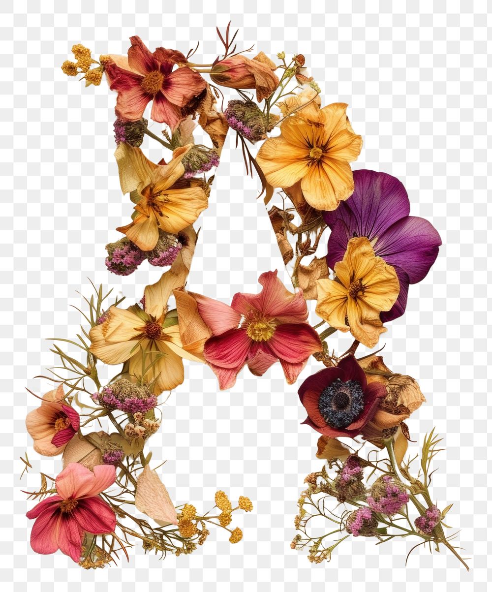 PNG Alphabet A font flower art plant.