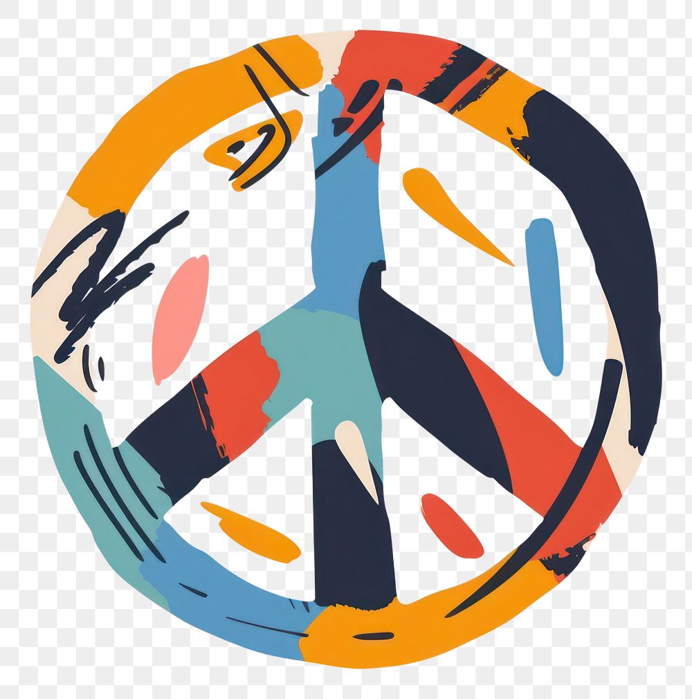 PNG Peace Sign art logo creativity.