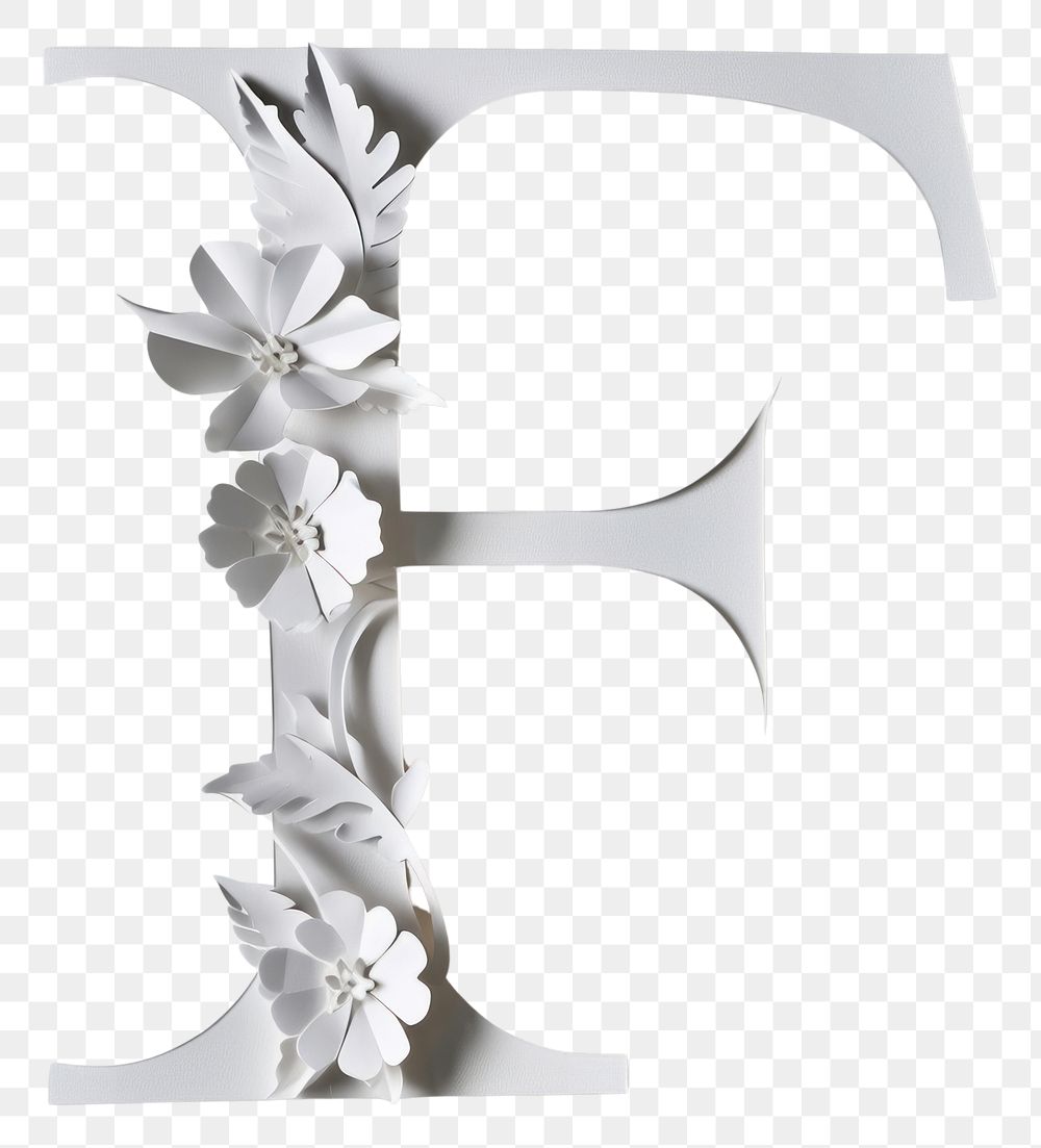 PNG Flower text chandelier white.