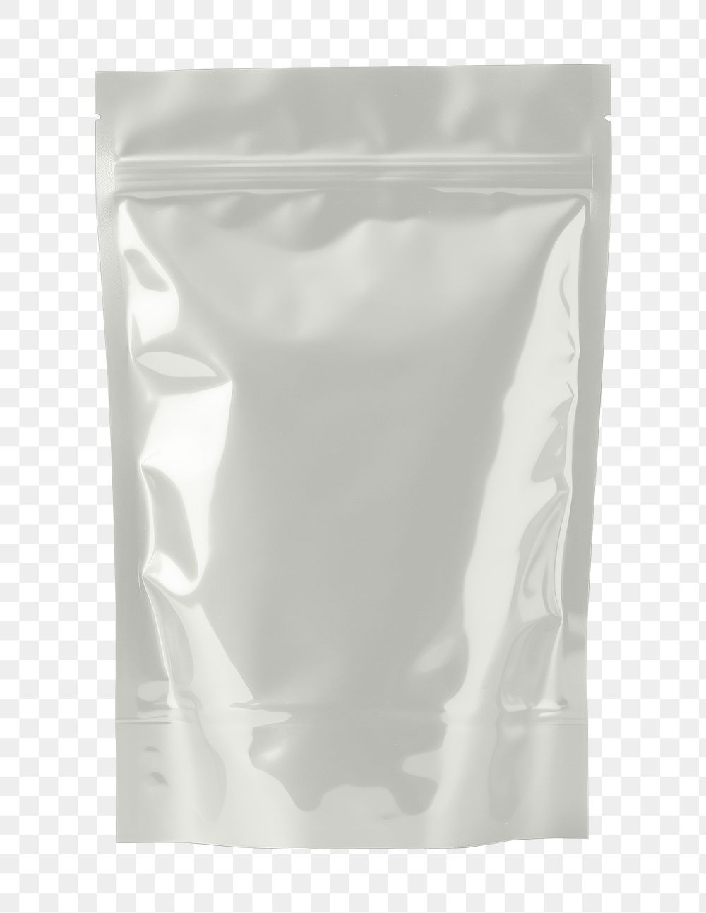 PNG zip bag, transparent background