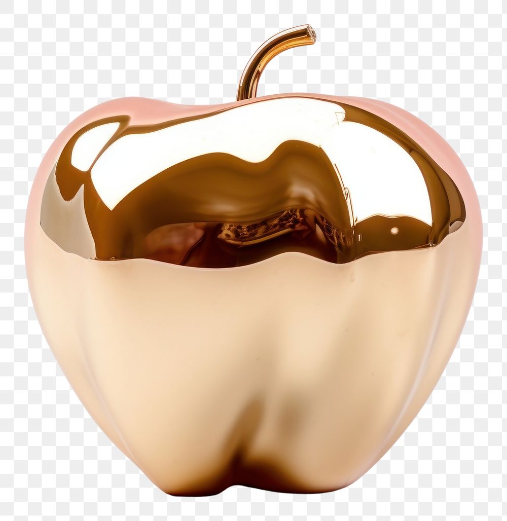 PNG 3d render of a apple in surreal abstract style plant food investment.