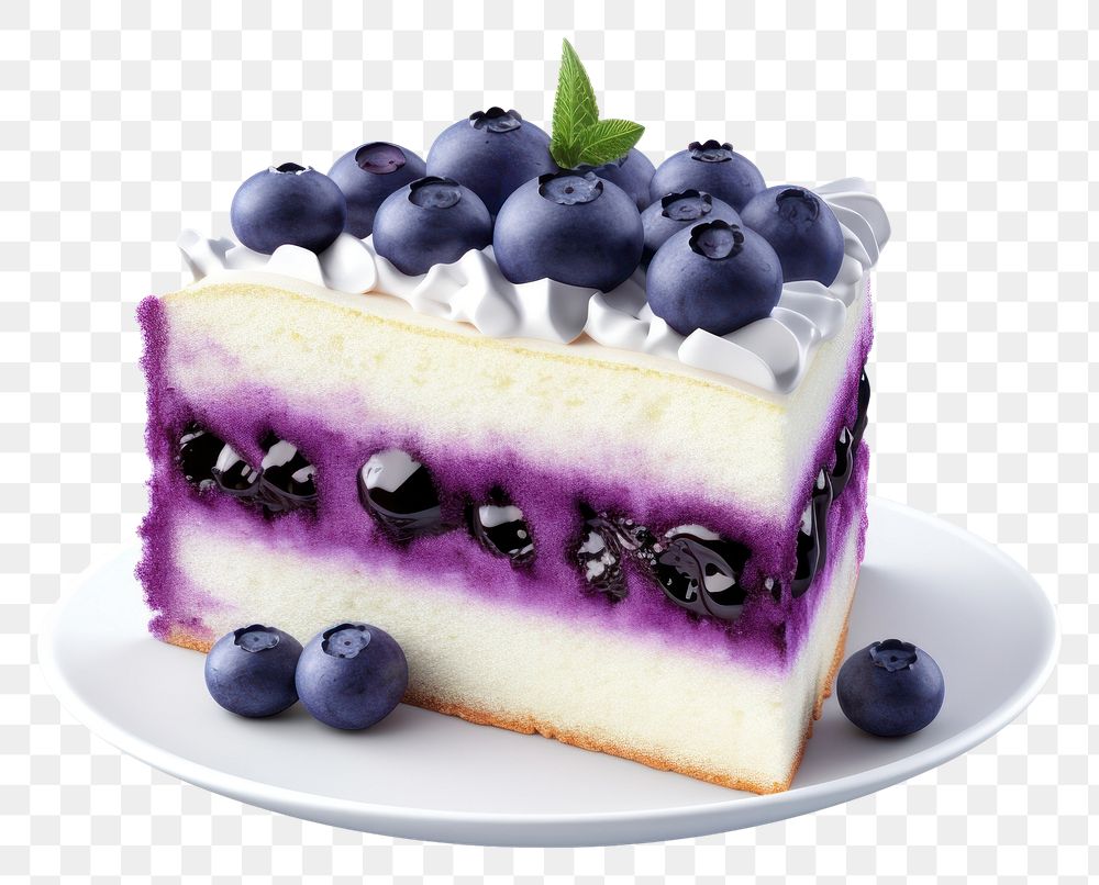 PNG Blueberry cake dessert fruit.
