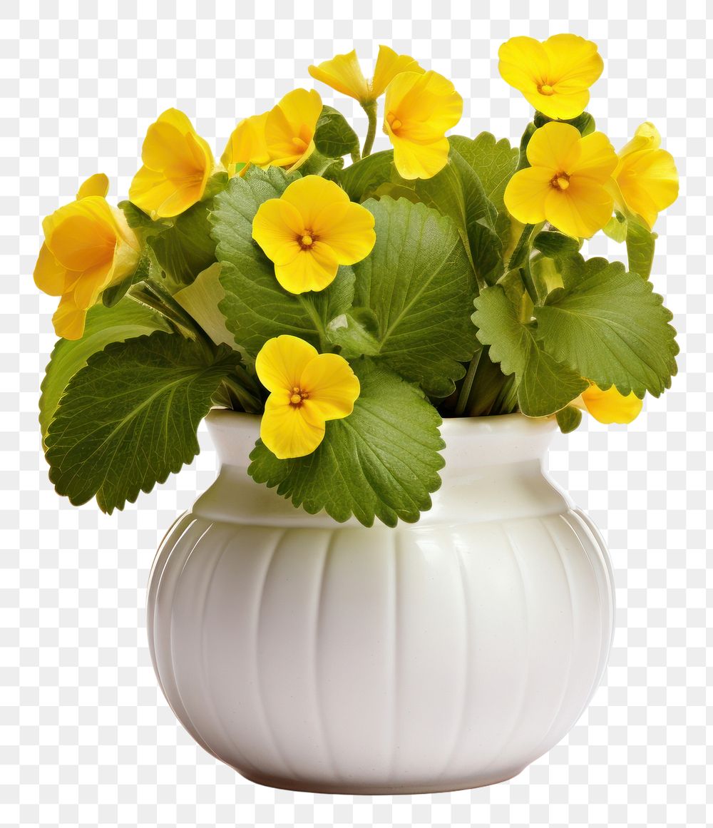 PNG  Vase flower plant white background.