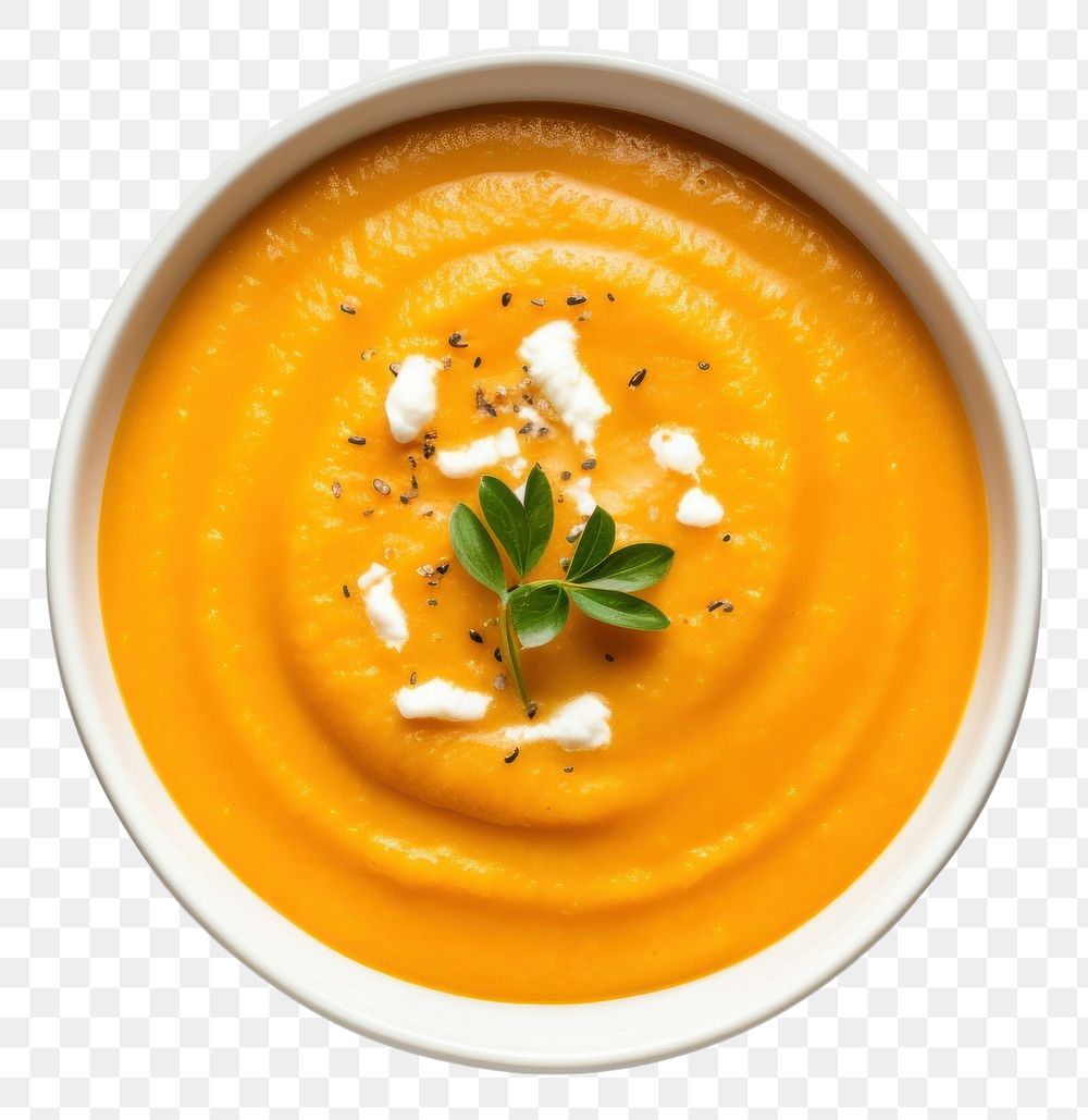 PNG  Pumpkin soup food dish.