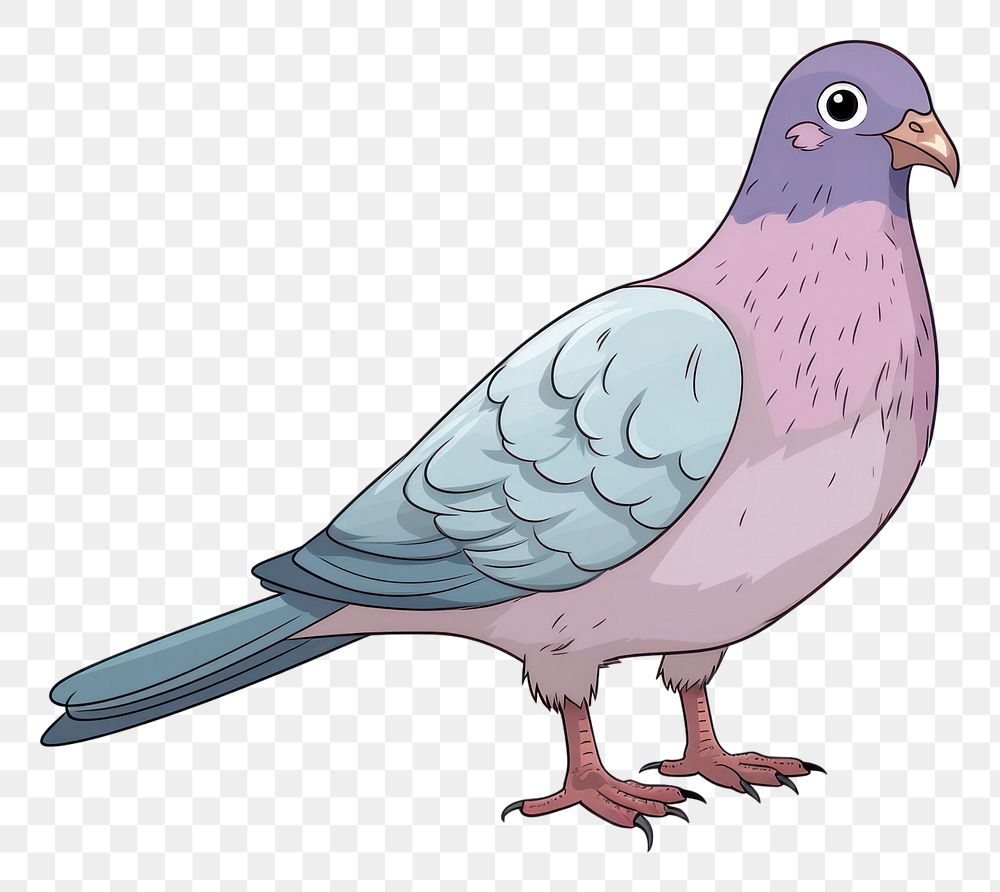 PNG Rock Dove cartoon animal pigeon.