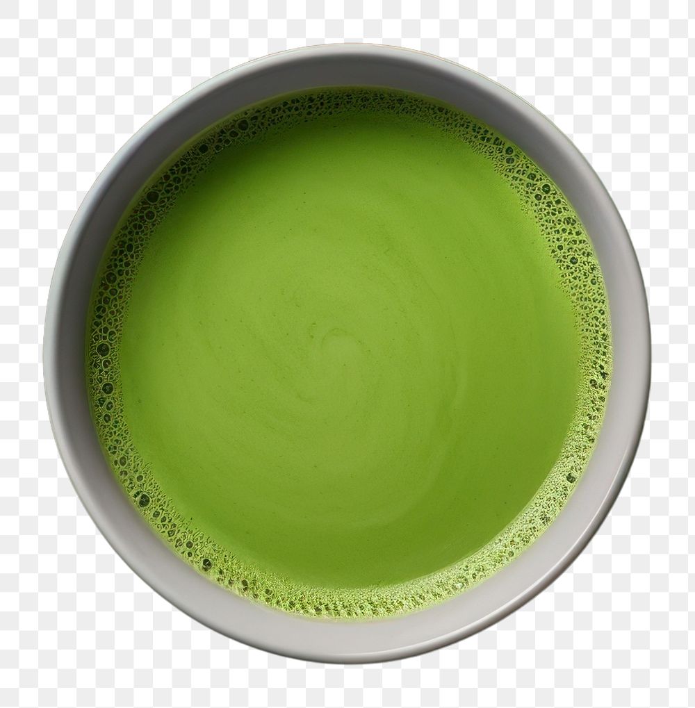 PNG Matcha drink green tea.