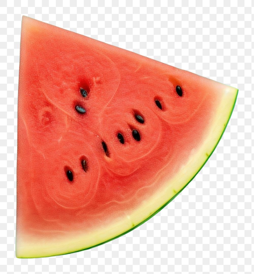 PNG Piece of watermelon slice fruit plant food.
