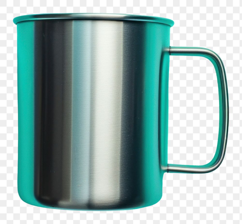 PNG Stainless steel mug coffee drink cup.