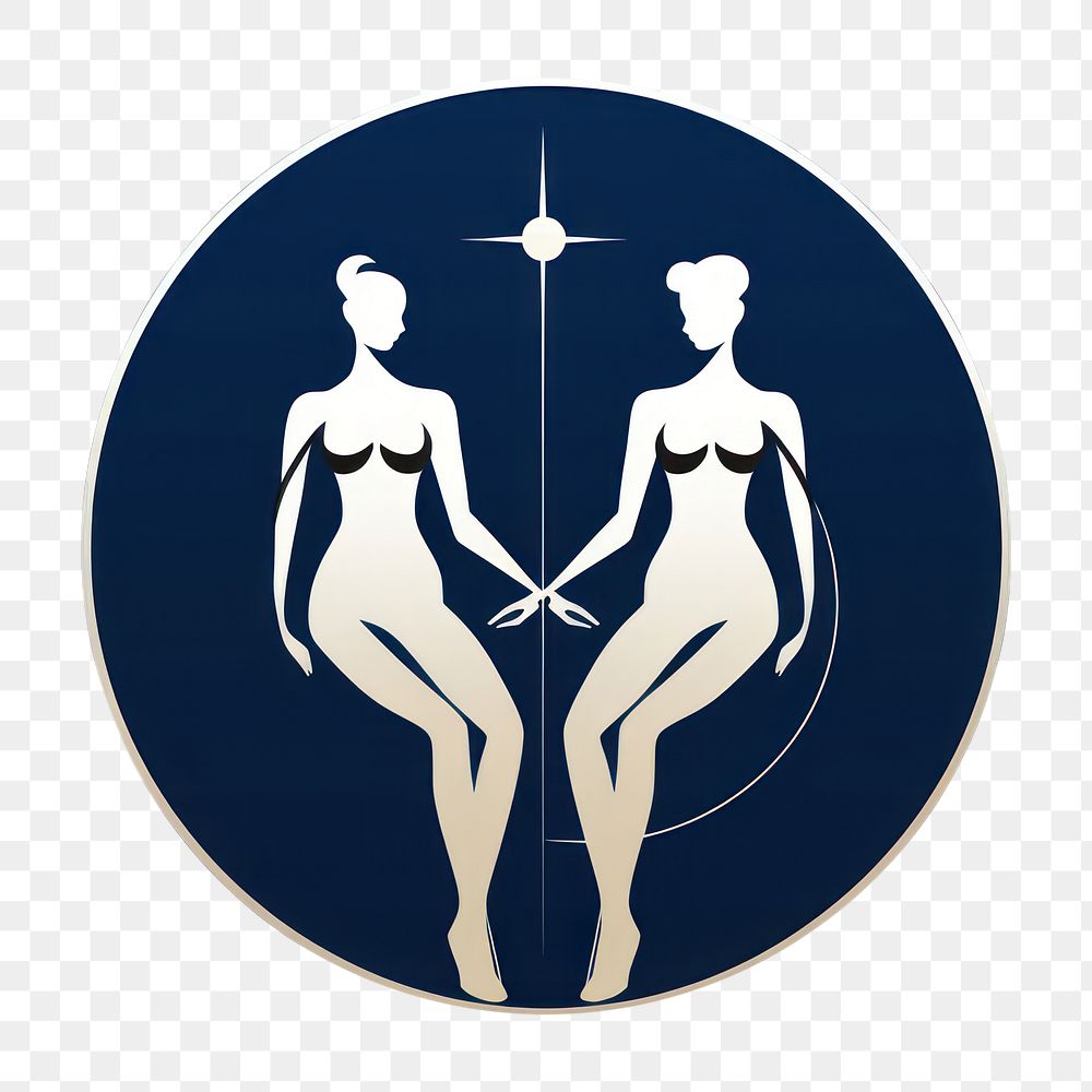PNG Gemini astrology sign adult representation togetherness.