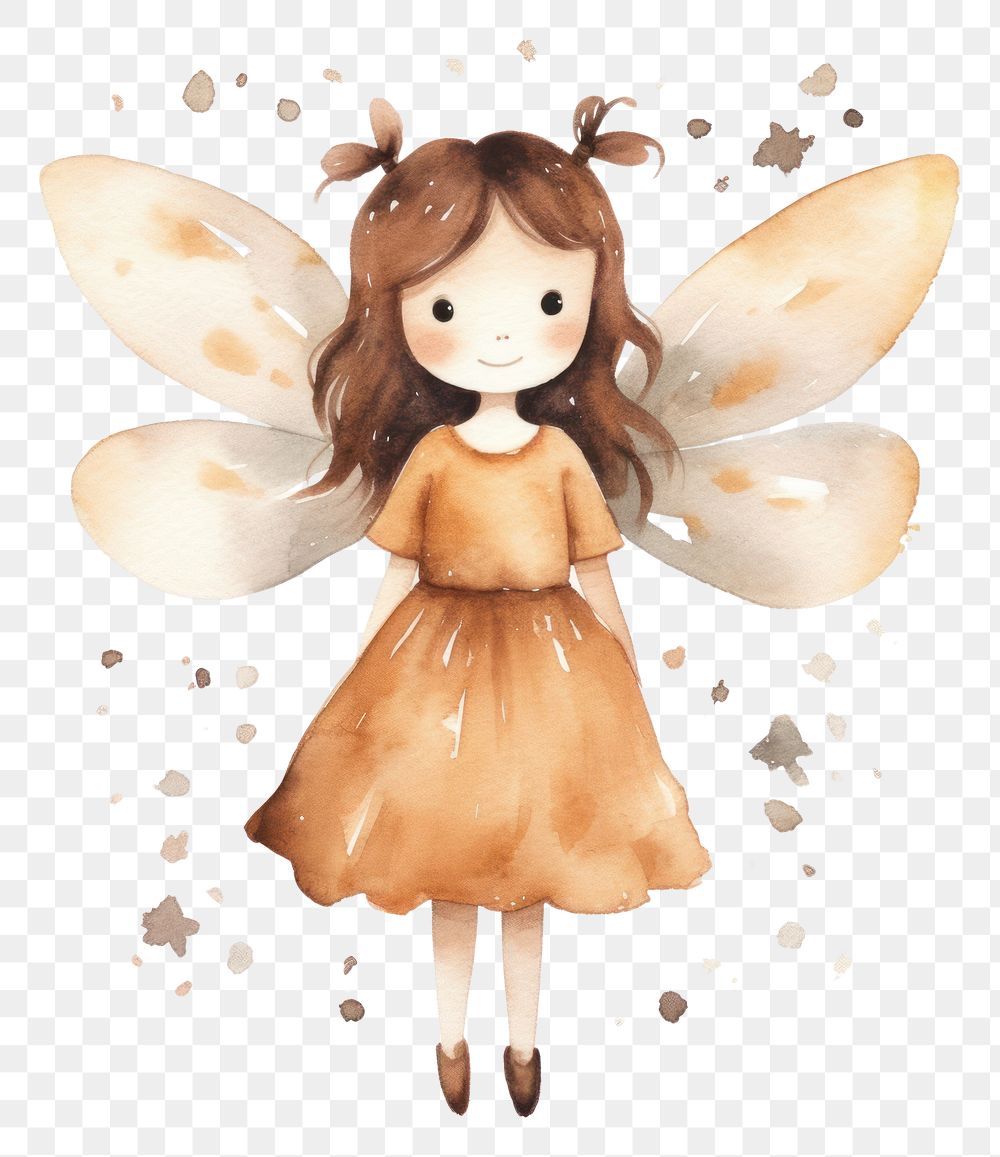 PNG Fairy child cute toy.