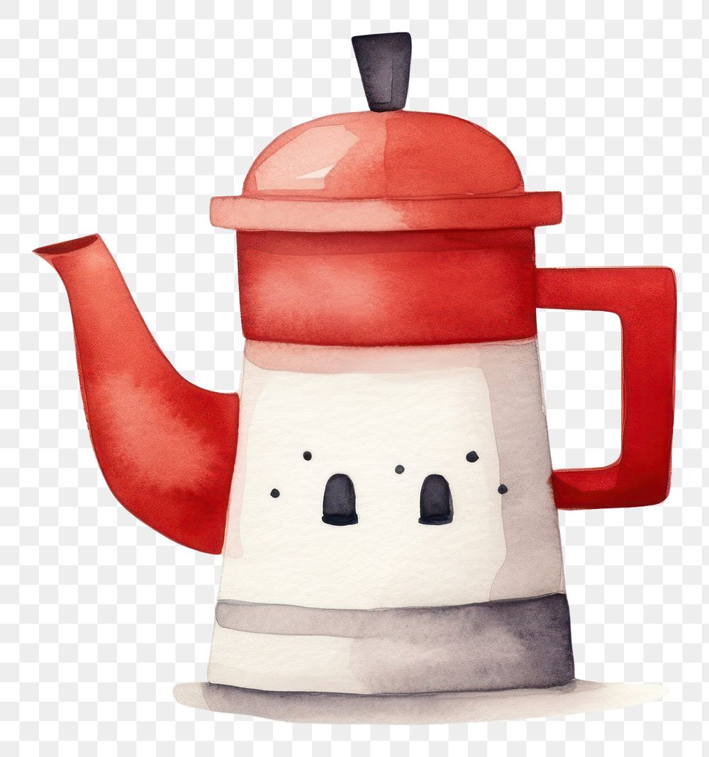 PNG Moka pot teapot cup mug.