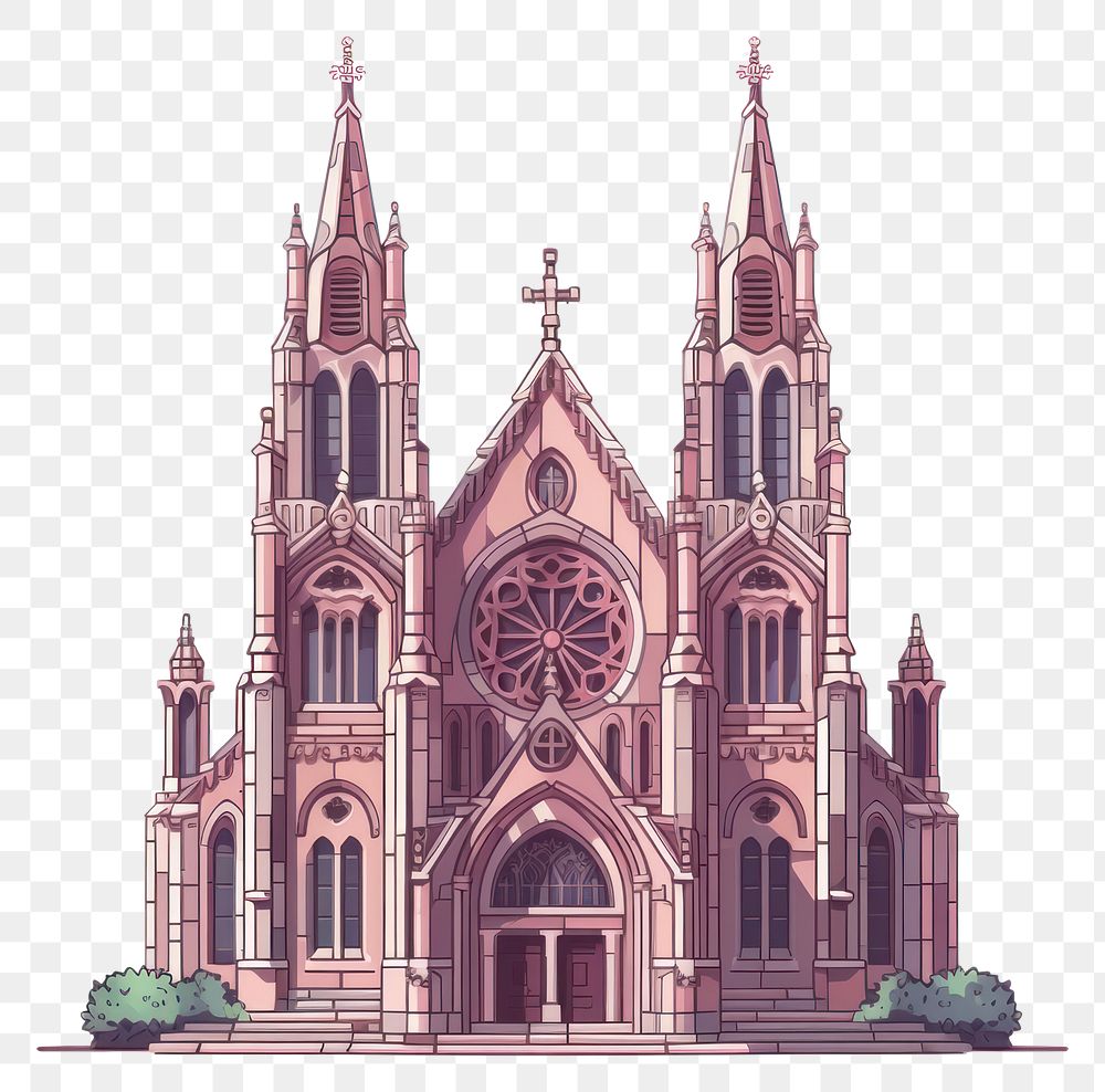 PNG Gothic architecture pixel building tower spirituality.