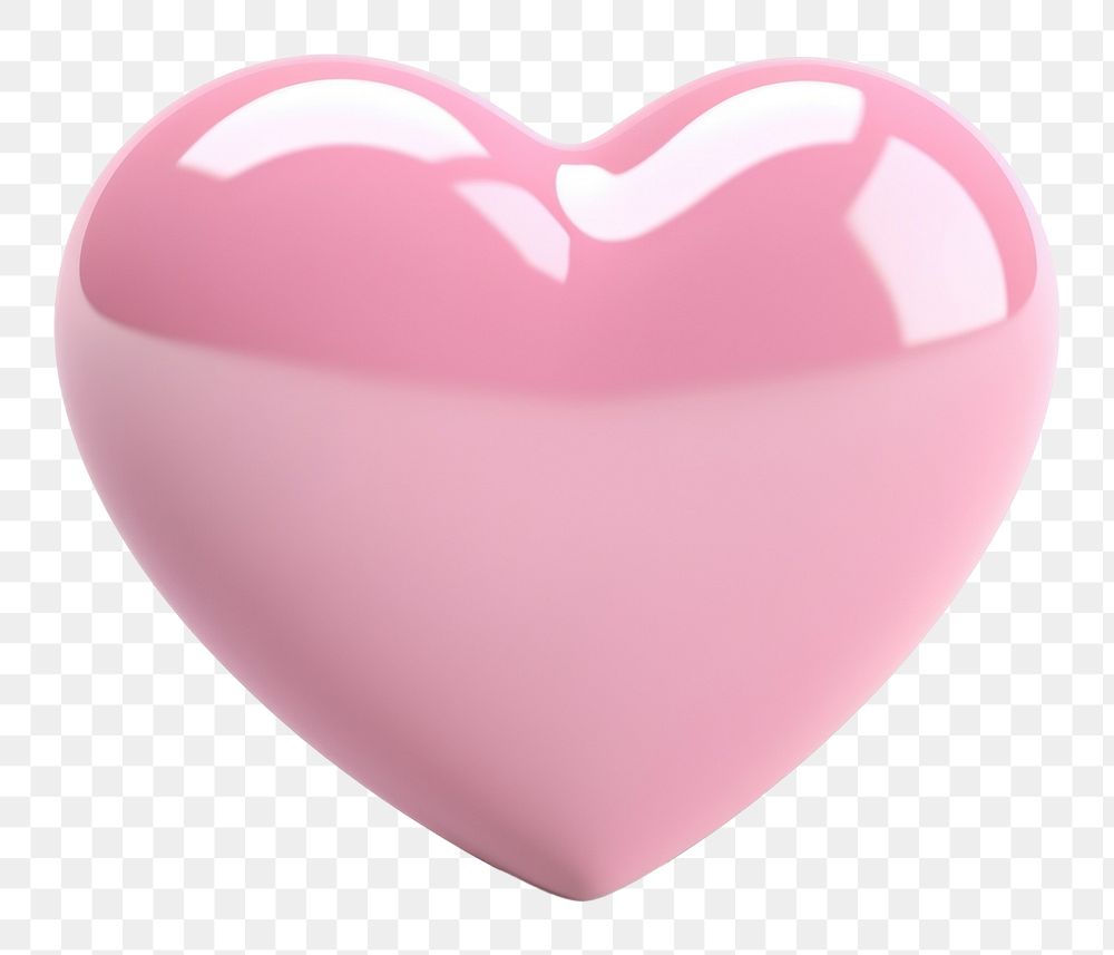 PNG Light pink heart white background produce purple.