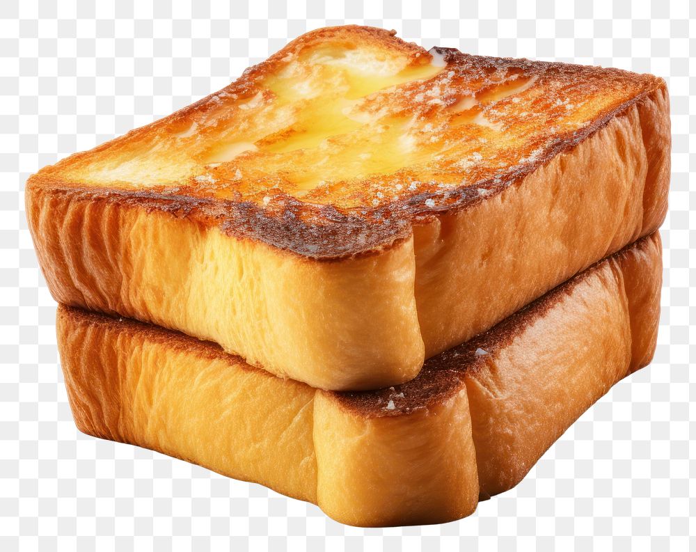 PNG French toast bread food white background.
