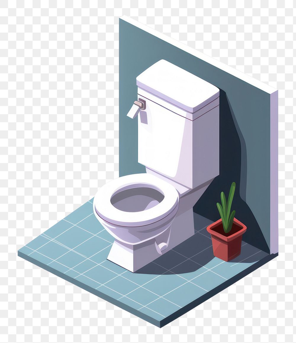 PNG Toilet toilet bathroom plant.